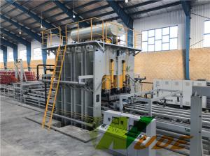 Quality Full Auto Double Sided Synchronous Laminating Line , Short Cycle Melamine Hot Press wholesale