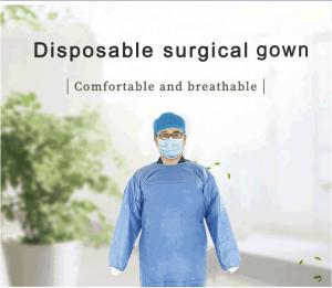 Quality Hospital Use CE XXXL Disposable Medical Isolation Gown wholesale