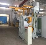 Small Spinner Hanger Industrial Shot blasting Machine , Universal Abrasive Blast