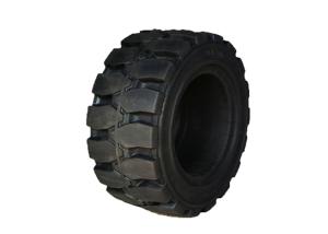 Quality 8.0mm Rim Solid Truck Tires 300-15 , Industrial Forklift Tires Black Colour wholesale