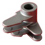 Industrial Aluminum Die Casting Parts Housing Tolerance 0.02mm