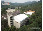 Waterproof Clear Pvc And Glass Sidewalls Sports Event Tent