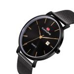 20mm Strap Width Luminous Quartz Stainless Steel Watch