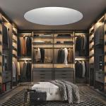 Contemporary Design Style YALIG Veneer Modern Corner Wardrobes for Bedroom