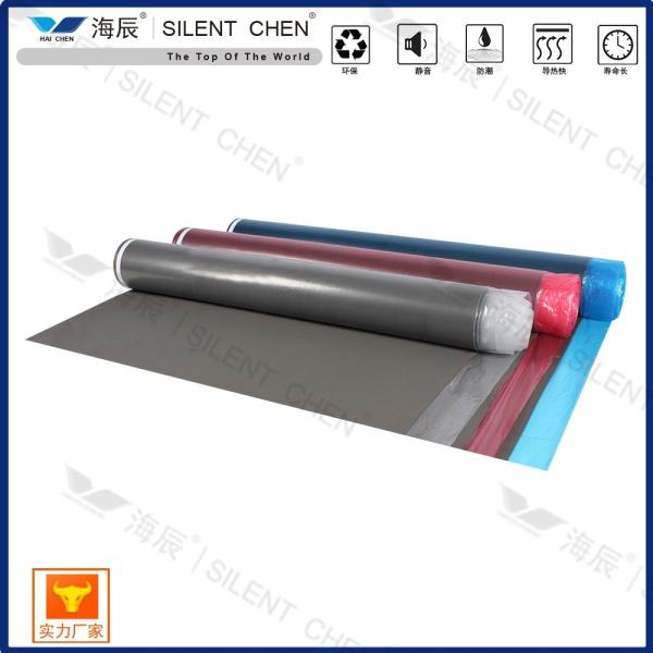 Black 3mm Acoustics Barrier EVA Soundproof Flooring Underlay For All Foating