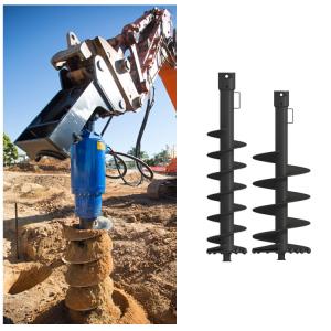 Quality 65mm Hydraulic Earth Drilling Auger Machine 98 Rpm 2 Output Shaft 46Kg Weight wholesale