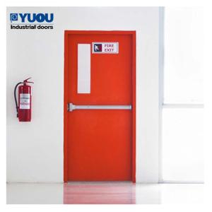 Quality 1.5h rating Security Fireproof Steel Door 2100mm Height Galvanized 120mm thick wholesale