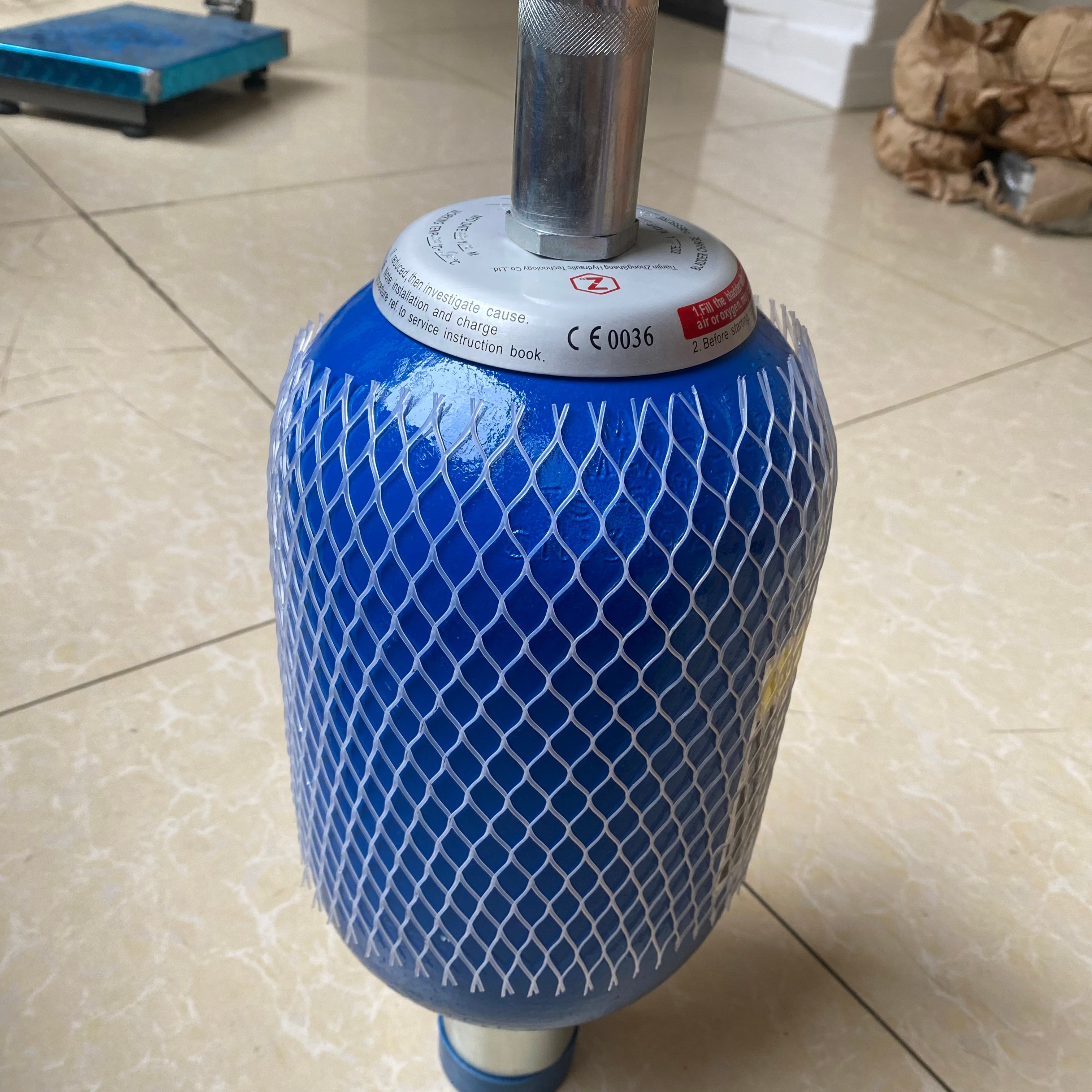 4L Accumulator Blue Color Sany Zoomlion Putzmeister Concrete Pump Truck Spare Parts