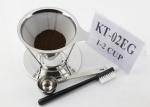 Professional Weld Strong Pour Over Coffee Cone With Scoop And Brush