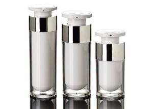 Quality 15ml 30ml 50ml Luxury Cosmetic Bottles , Airless Bottles Cosmetic Packaging wholesale