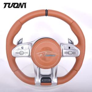 Quality Full Leather Mercedes Benz Steering Wheel With LED Display OEM wholesale