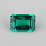 7*9mm Octagon Emerald Cut Green Synthetic Emerald Stone Forever One Color
