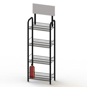 Quality 4 Layers Metal Wire Liquor Bottle Display Rack wholesale