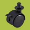 Buy cheap baby walker casters insert stem black caster with brake from wholesalers
