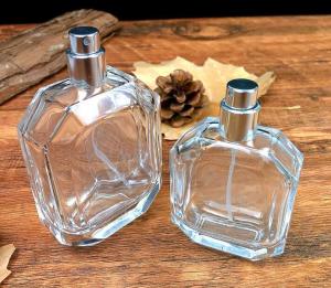 Quality Tasteless Cassette Polygon Cologne Spray Bottle 3oz 4oz Perfume Bottles wholesale