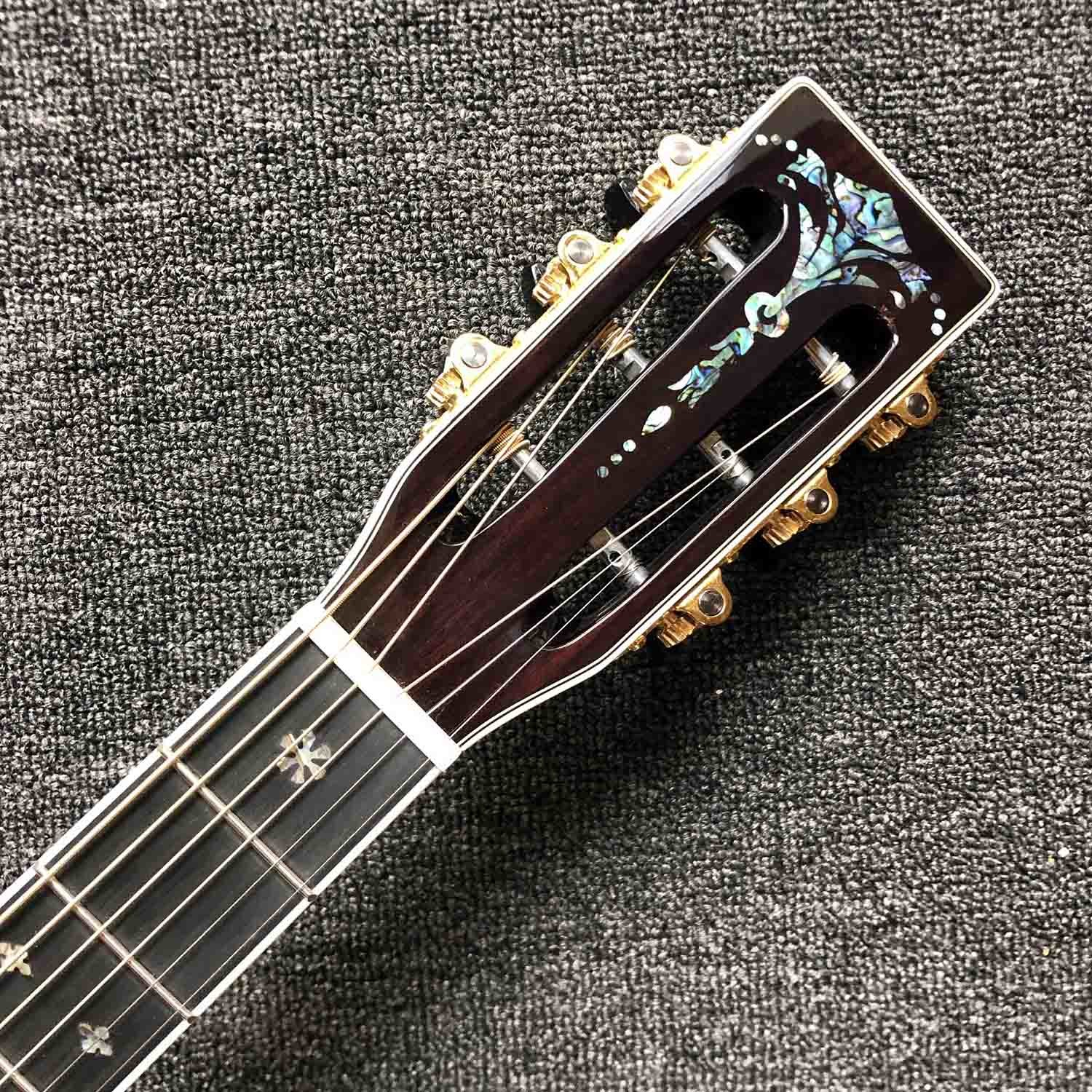 00042 acoustic guitar 000 42 acoustic electric guitar round body classic acoustic guitar solid top guitar
