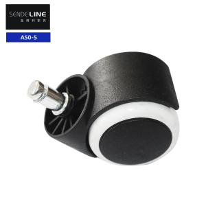 Quality White Edge Nylon 50mm Office Chair Caster Wheel Replacement Bifma Test wholesale