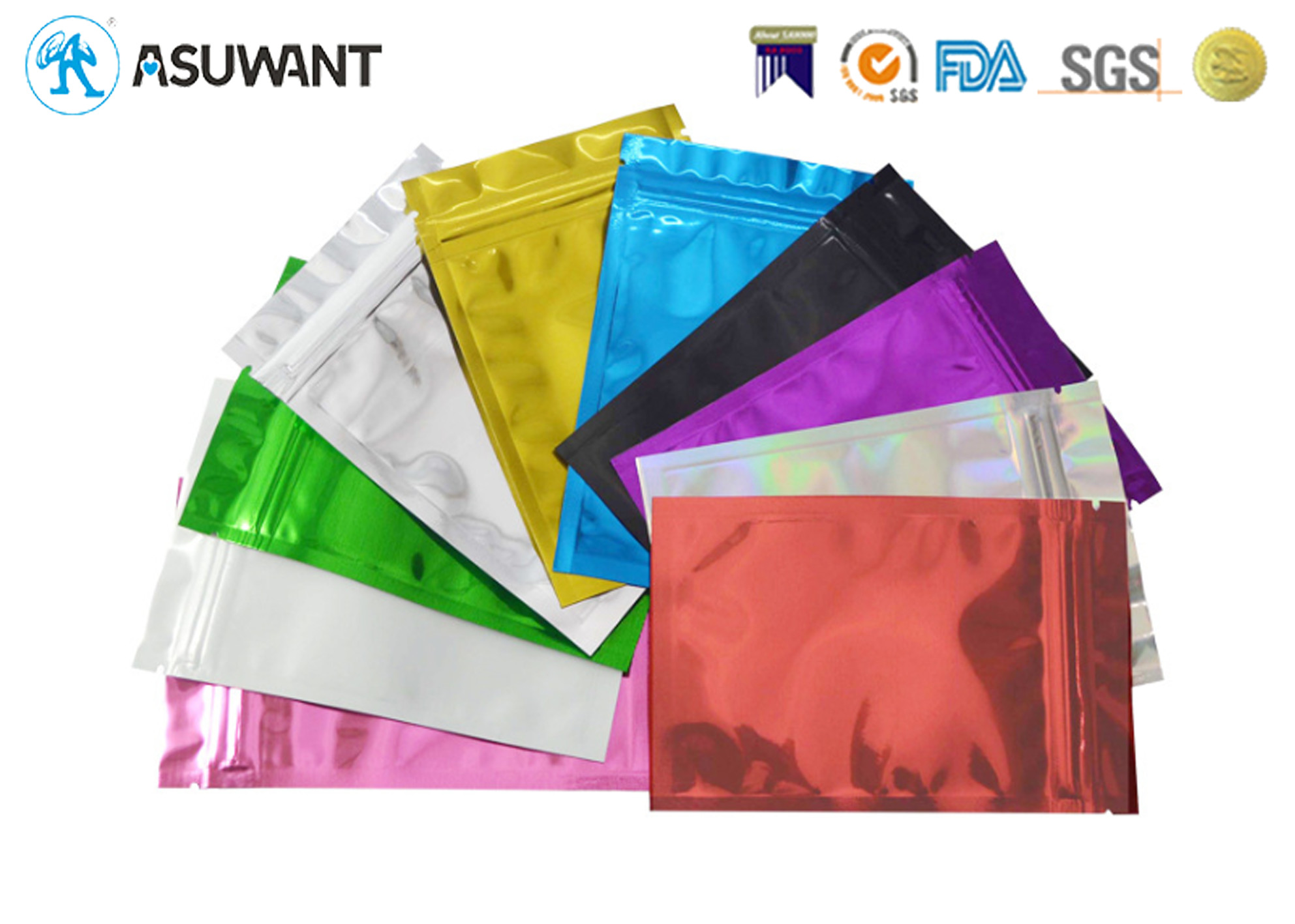 Gravure Printing PLA PE k Cosmetic Packaging Bags