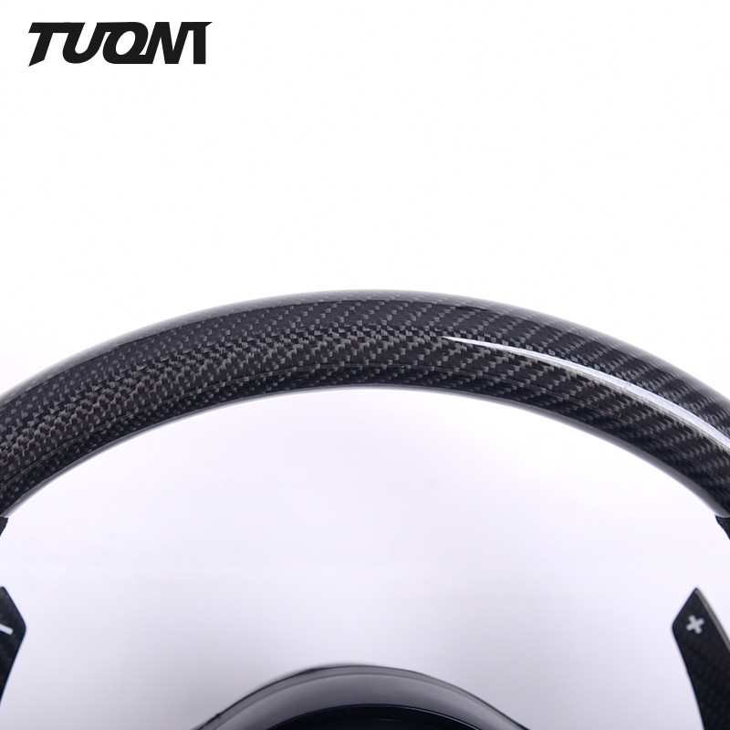 ODM Mercedes Benz Steering Wheel Luxury Alcantara Real Glossy Carbon Fibre
