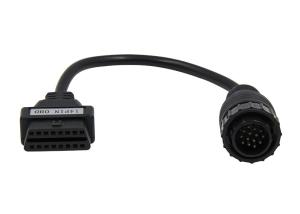 Quality PA66 Mercedes OBD Cable OBD2 OBDII Female To Mercedes Benz Male Connector wholesale