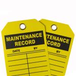 Plastic Tag Vinyl Rectangle Waterproof Durable Indoor Outdoor Safety Tag