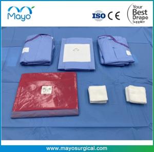 Quality Eye Care Sterile Disposable Ophthalmic Drape Pack With Surgical Gown wholesale