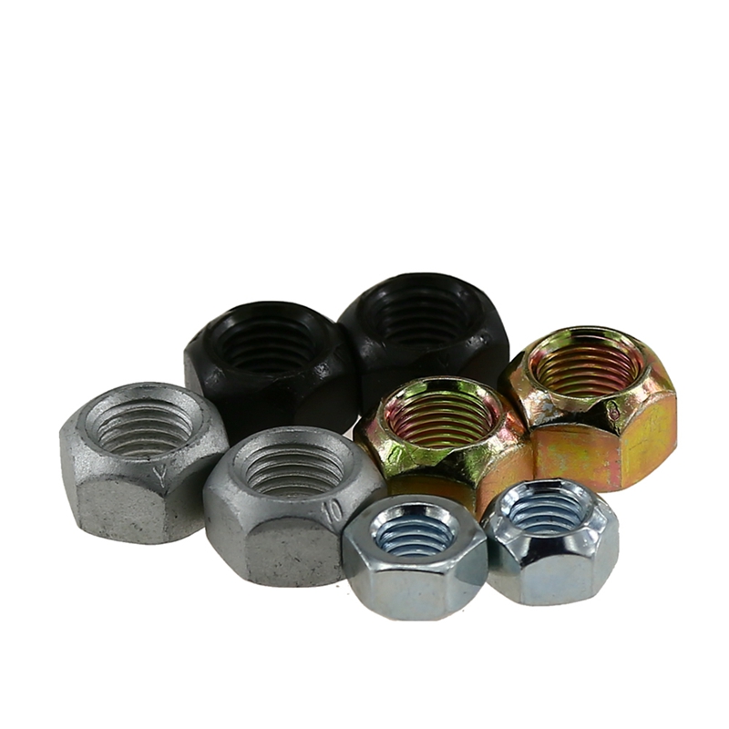 Competitive Zinc and Wax Finish DIN980V Grade4 Yellow Zinc Plated UNC UNF All-Metal Prevailing Torque Type Hexagon Nuts