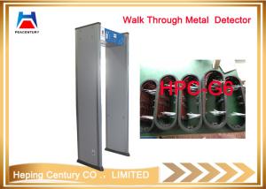 Quality 6 Zones Security Gate Door Frame Walk Through Metal Detector wholesale