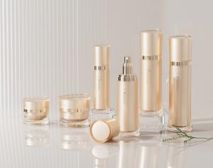 Quality 6pcs Luxury Acrylic Cosmetic Lotion Pump Bottle Set With CreamContainer 30ml - 120ml wholesale