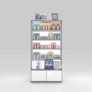 Quality YXiS-X2 Concealed Storage Skincare Display Cabinet with 5mm Gray Acrylic Sheet wholesale