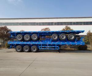 Quality Jost E100 20FT 40FT Flatbed Semi Trailer for Transport Container Utility Trailer wholesale