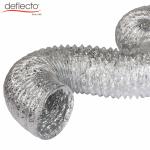 HVAC Flexible Aluminum Air Duct Fire 4 Inch 25 Ft Resistant Box Package AC Hose