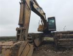 Used 20 Ton Amphibious Excavator, Caterpillar 320c Pontoon Floating Excavator on