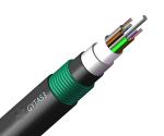 GYTA53 Loose Tube Direct Burial Outdoor Fiber Optic Cable 2 - 144 Strand Armored