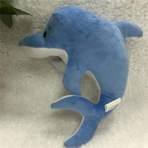 Quality Stufffed Plush Sea Animal Toys Stuffed baby dolphin in blue &amp; white OEM ODM service wholesale