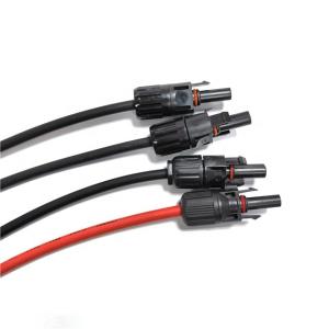 Quality Waterproof MC4 Solar Extension Cable / 12AWG Solar Adaptor Cable wholesale