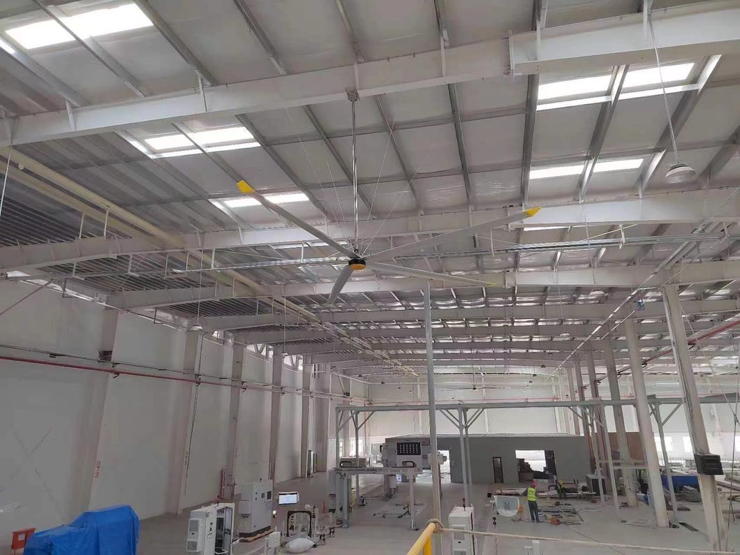 Aluminum Magnesium Alloy Hvls Giant Ceiling Fan with 6 Blades
