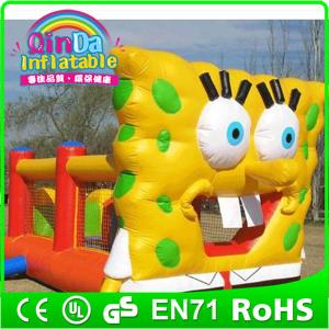 Quality PVC material children's playground castle inflatable combo bounce house wholesale