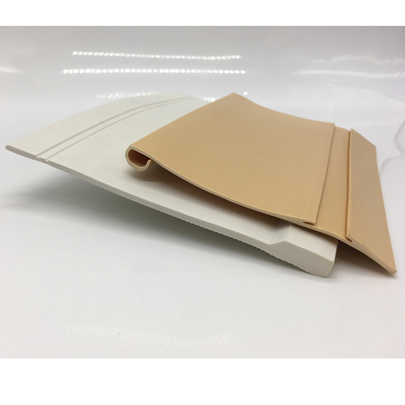 Scratch Resistant PVC Skirting Trim Molding for Flexible Vinyl Baseboard 4" 6" Height
