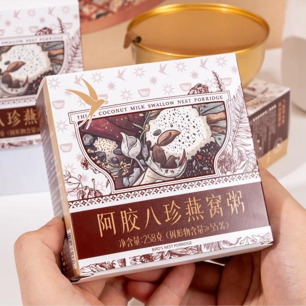 Ejiao Bird's Nest Porridge Enhance Immunity Nutritious Breakfast Instantfoods