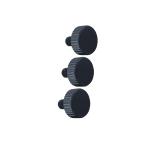 Environmental Protection Black Flower Thumb Screw Head Rolling Straight Grain