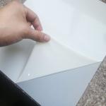 HNHN PE Milky White 130Mic Mirror Safety Backing Film