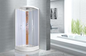 Quality Curved Corner 900 X 900 X 2150mm Bathroom Glass Cabin wholesale