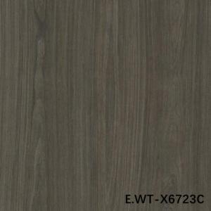 Quality High-End Engineered Wood Veneer European Walnut E.WT-X6723C Crown Dark Brown for Hotel Decoration China OEM Factory wholesale