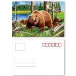 Fashion Eco - Friendly 3D Plastic Cards / Lenticular Postcard Printing