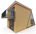 Galvanized Steel Bending 180g Movable 40ft 20ft Prefab Container House for