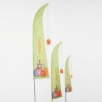 Fall Harvest Garden Flag hummingbird cat scarecrow