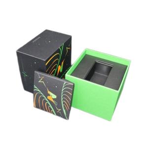 Quality Spot UV Printing Custom Watch Packaging Box 12.5x12.5x10.5CM wholesale