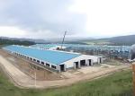 Steel Frame Cattle Sheds Dairy Cow House Hanging Type Exhaust Cooling Fan