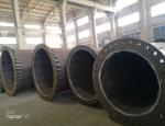 Q345 steel material monopole telecommunications tower 6 - 28 mm Thickness